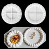 DIYBravo 2 Pezzi Stampi in Resina per Sottobicchieri, Stampi Vassoio Bolla in Silicone per Resina Epossidica, Stampi per Resina Giro Epoxy Coaster Mold per DIY Vassoio Decorazione