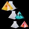 DIYBravo 3 pz Stampi Piramide in Resina di Silicone Epossidica Stampi Resina Porta Anelli Stampi Cono in Resina per Fare Gioielli Ciondolo, Porta Anelli