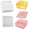 FineInno Stampi per Resina Epossidica Scatola di Gioielli Storage Box Resin Molds Stampoo Silicone Contenitori Stampi per Colata Barattoli DIY Decorazione Della Casa