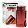 Amboss Werkzeuge Corona diamantata Ø35mm - Amboss RED EDITION M14 - per smerigliatrice angolare - per gres porcellanato, piastrelle dure, granito - La corona diamantata ideale per foratura a secco