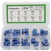 Raogoodcx 50Pcs 100 a 500 K ohm 3296 W Multiturn Trimmer Potenziometro Kit Assortito Resistenza Variabile 10 Valore