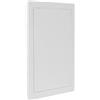 Repa Market Pannello di ispezione per cartongesso 20x30 cm - Plastica ABS bianca copertura quadro elettrico - Parete e soffitto, porta di ispezione cartongesso, pannello di manutenzione, copertura