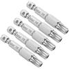 CoCud magnetici Torx Punte, T45 Testa 1/4 Esagonale Gambo 2 Lunghezza, S2 Acciaio 5 Punta Antimanomissione Stella Avvitatore Punte Elettrico Avvitatori), 5-Pezzi