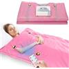 VAYOTOY Coperta per Sauna a Infrarossi, Coperta per Sauna a 2 Zone per uso Domestico, Design Portatile per il Relax e la Disintossicazione più Elevati, Controllo del Timer, 180 * 80CM