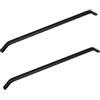 BOZONLI 320 mm Maniglie per Mobili Maniglia Armadio Maneggiare a Barra Lega di Alluminio Opaco Nero per Guardaroba Porte Cassetti Armadio Comò, 2 pezzi