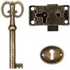 TuToy Armadietto Porta Serratura Set Chiave Gioielli Antichi Trucco Caso Mobili Porta Cassetto Serratura