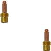 ELECTROMECANICA CANTABRIA ELCAN ELCAN 2 diffusori GAS LENS 45V27 per saldatura con tungsteno 3,2mm per torcia TIG serie WP 17 18 e 26. Consumabili e accessori professionali per saldatura a pistola o torcia TIG
