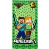 Clondo Telo Mare Bambini Per Minecraft Fan - Microfibra Morbida in Poliestere - Asciugamano Mare Piscina, Colori Vivaci, Idea Regalo Estate, Gadget Ufficiale