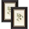 YoHyien Set di 2 Cornici Foto Vintage 10x15 cm, Cornici Portafoto Shabby Chic da Parete e Tavola, Quadro Portafoto Decorative da Appendere Al Muro, Orizzontale e Verticale (Nero, 10 x 15 cm)