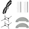 HMHAMA Kit di accessori di ricambio compatibile con aspirapolvere robot Vactidy Nimble T8/T7, 1 spazzola principale, 4 spazzole laterali, 2 filtri, 2 panni per mocio