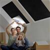 KKSTOTO Telo Oscurante, Tende Oscuranti per Interni, Tende Oscuranti per Finestre, Tenda Senza Forare da Tetto, Con 20 Adesivi in Nano, Blackout 100% per lucernari Velux, Ufficio, Studio, Auto - 100 x 145cm