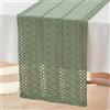 Brylleii Macramè Runner da Tavolo Moderno Cotone Lino 30 x 80 cm Elegante Rustico Verde Salvia Runner Tavola Boho Vintage Lavabile Bohémien Chic Decorazione da Tavola per Matrimoni Cucina