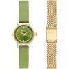Breil, Collezione Darling, Orologio Donna, Orologio Solo Tempo al Quarzo, con Cinturino in Pelle e Doppio Cinturino Mesh Intercambiabile, Quadrante Sunray, WR 3 ATM, Idea Regalo Donna