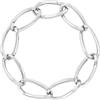 Breil, Bracciale Donna in Acciaio | Collezione HOOP, Bracciale, Dimensione 22 cm, Gioiello idee regalo donna