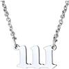 FindChic Collana con Numero Angelico Ciondolo con Numero dell'Angelo 000-999, Collana in Acciaio Inossidabile da Donna Regalo per Ragazza