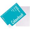Colourbook 50 Fogli Ricambi Forati per Raccoglitori ad Anelli A4 a Quadretti 4mm, Carta Extra-White 90g, con Banda Trasparente Anti-Strappo Rinforzata, Uso Scuola e Ufficio