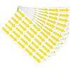 PATIKIL Etichette Adesive Piccole Freccia 30x12mm Giallo 180Pz | Etichetta Adesiva, Codice Colore, Gas Flusso Direzione Ispezione Difetto Marcatura
