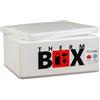 THERM BOX Scatola di polistirolo Thermobox per alimenti e bevande - Scaldabagno e refrigeratore in polistirolo (40x30x21cm - 12,24L volume) Riutilizzabile