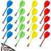 MEGYAD 20 freccette magnetiche: freccette magnetiche di sicurezza portatili, freccette professionali, freccette morbide, accessori per famiglie, bar, sale giochi, 4 colori assortiti