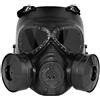 JOYASUS Maschera da Paintball, Maschera tattica tattica a pieno facciale Maschera da teschio CS con doppia ventola Turbo per Cosplay Halloween Wargame Masquerade