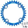 QIAMNI 104 BCD 32T 34T 36T 38T Anello singolo stretto largo con 4 bulloni pignone per bici da strada, mountain bike, BMX MTB Bike (nero, 38T)