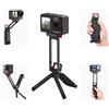 BRDRC Action 5 Pro/4/3 - Treppiede magnetico a sgancio rapido, in lega di alluminio, mini supporto da tavolo per DJI Osmo 360, regolabile a 180°, foro per vite da 1/4, Arca-Swiss e gancio pieghevole
