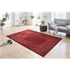 Hanse Home Tappeto Plume, effetto vintage, tappeto a pelo corto, moderno, vintage, per sala da pranzo, soggiorno, cameretta dei bambini, corridoio, camera da letto, cucina, rosso, 80 x 150 cm