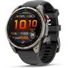 Garmin Garmin Fenix 8 pro lte amoled sapphire grigio dlc cinturino nero
