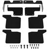 ECSiNG 1 Set Parafango Auto RC Kit Parafango Auto RC Kit Di Installazione Parafango Crawler RC Set Parafango In Gomma Anteriore Posteriore Compatibile Con TRX-4 Defender 1/10 RC Crawler
