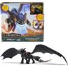 DreamWorks Dragons, How to Train Your Dragon, Sdentato Sputafuoco, Action Figure con Luci, Suoni e Ali da 38 cm, Giocattoli per Bambini, 4+ Anni