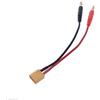 YUNIQUE GREEN-CLEAN-POWER - Cavo di Ricarica XT60 30cm | 14AWG Silicone, Connettore Femmina XT60 a Spina Banana 4mm | Adatto per Batterie Tablet, WLtoys 144001, IMAX B6, Giallo Rosso Nero, Plastica