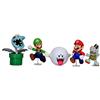 Nintendo World of Nintendo Super Mario Boo Mansion Multipack - 5,5 pollici Action Figure Giftset (Mario, Luigi, Boo, Bone Piranha Plant, Dry Bone Obse)