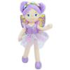 Lullaberry Yaritza - Bambola fatata incantata da 40 cm, morbida bambola di peluche, regalo per ragazza, vestito viola e ali