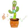 Edencomer Cactus Parlante Divertente con Luci LED - Giocattolo Antistress che Balla e Ripete la Voce, Regalo Originale per Ufficio, Casa, Feste e Bambini