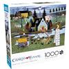 Buffalo Games - Charles Wysocki - Know it All - 1000 Piece Jigsaw Puzzle for Adults -Challenging Puzzle Game Nights - Finished Size is 26.75 x 19.75