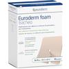 Eurofarm Euroderm Foam Tracheo (cm 8 x cm 9)- Medicazione in schiuma di poliuretano per tracheotomia, altamente assorbente, Confezione 10 pezzi