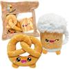 Joy Toy - Yummies Together: Brezel e Birra - 2 peluche 15 cm in sacchetto di peluche Take Away