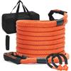 VEVOR Corda da Traino per Recupero Cinetico, Cinghia da Strappo Fuoristrada per Carichi Pesanti Fuoristrada, 22,225 mm x 9,1 m, 13871 kg, Nylon, Cinghia per Strappi Resistente Jeep Auto Camion SUV