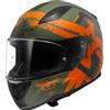 LS2, Casco Moto Integrale RAPID II THUNDERBIRDS Matt Orange, XXL