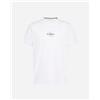 Calvin Klein Jeans Micro Monologo M - T-shirt - Uomo - Bianco