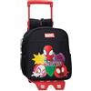 Marvel Disney MARVEL Zaino per bambini, in poliestere, tasche laterali, spallacci larghi, maniglia superiore per appenderlo, con etichetta con nome, sistema magic Fix.