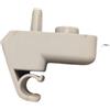 Car Passion Gancio Supporto Fissaggio Aletta Parasole Pantina Originale Compatibile con Fiat 500 2007-2025 Destro Sinistro 1pz (Per Fiat 500)