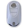 RUXYAXFOL 2 pezzi RUXYAXFOL TPU copertura chiave auto per Mercedes Benz S/G/E/C/A-Class AMG S500L C260L E300L W223 W206 Custodia chiave auto bianco argento