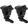 Briny River 2 ugelli per tergicristalli anteriori per auto, 68164356AB, compatibili con Jeep Wrangler JK 2007-2017