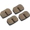 KIMISS Ganasce Freno a Disco ATV, KIMISS 4 Pezzi Set Pastiglie Freno a Disco Posteriori in Ceramica per Motociclette di Ricambio per MOTOVOX MBX10 MBX11 79CC Mini Bike Go Kart Scooter