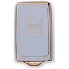 RUXYAXFOL 2 pezzi RUXYAXFOL TPU auto chiave protettore per Renault Dacia Duster Master, Austral, Arkana Kangoo, Twingo, Megane E-Tech auto chiave casi platino