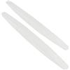 Youngine Universal Car anteriore posteriore angolo paraurti guardia protector in fibra di carbonio anti-collisione striscia adesivo anti-sfregamento bordo labbra (bianca)