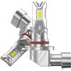 JEYEFFE Lampadine LED Auto Moto H1 H4 H7 H11 9005 9006 9012 46W 12000LM CSP Chips 12V Faro LED Plug & Play IP67 Impermeabile Alta Luminosità 1:1 Sostituzione Alogena (9012 HIR2)