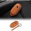 KUNGKIC Per Mini Cooper S Countryman J01 J05 U25 F65 F66 F67 Custodia protettiva in pelle per chiave telecomando chiave auto convertitore