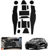 GAFAT Compatibile con Ford Puma ST Line 2020-2023 2024 Tappetini Antiscivolo, Puma 2024 Tappetino in Gomma, Puma ST Line X Tappetini Console Centrale, Cuciture Porte, Puma Accessori (Negro)